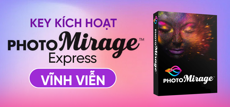 Corel PhotoMirage Express - Key kích hoạt vĩnh viễn